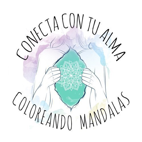 ilustración de mujer con mandala en su pecho